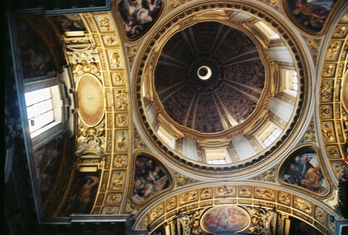 Dome inside inside St. Mary Major.