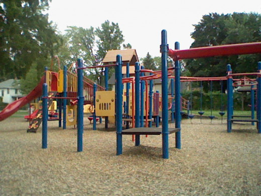 Sort of the big picture of one of the things my son loves to play on.