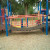 Its interesting knowing that this is like an old rope bridge. To see the kids crossing and it moving as the do so.
