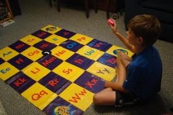 An active way to practice one's spelling words