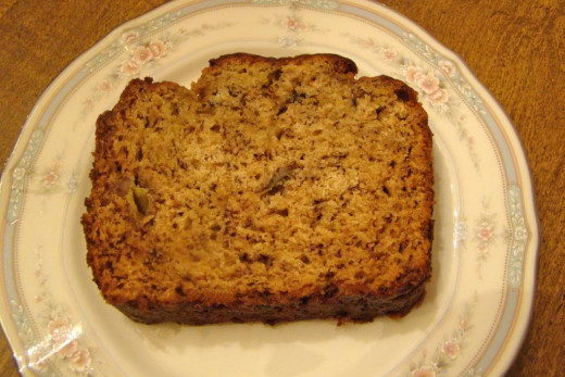 Warm Banana Bread - fresh from the oven!