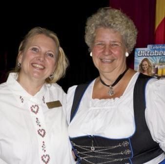 Oktoberfest Volunteer, Heidi; my special friend!