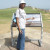 That's a sign giving an overview of the tour of El Morro. That's a sign giving an overview of the tour of El Morro.