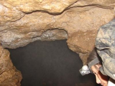 Caving in Action