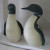 I purchased these hand made loons from a now extinct pottery place in my home town. I bought them a month before my wedding. Loons mate for life.