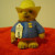 This 3" Paddington Bear got me through many dentist appointments when I was a child. I would clench it in my fist while I was getting needles.
