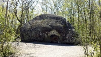 The Boulder in Spring