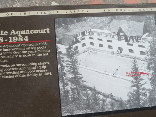 A photo of what the old aquacourt looked like when it was active.