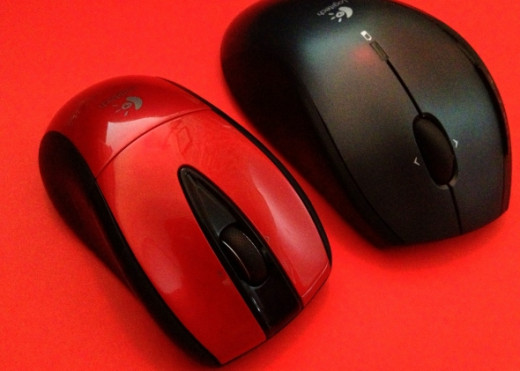 Right is old mouse and left is new.