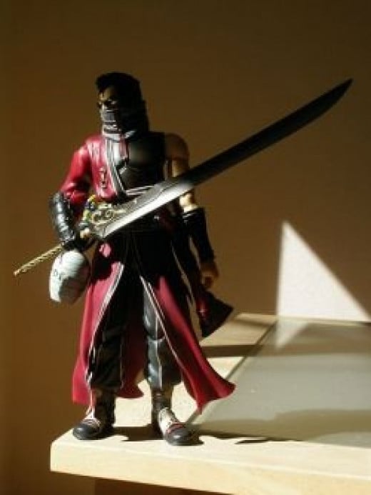 final fantasy x auron figure