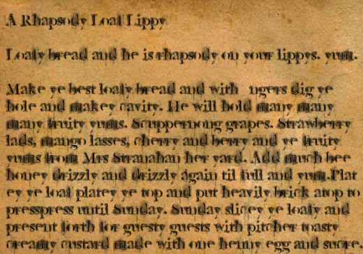 A Rhapsody Loaf Lippy