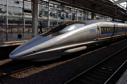Japanese Shinkansen High Speed Rail