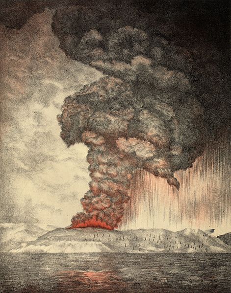 1883 eruption of Krakatoa.