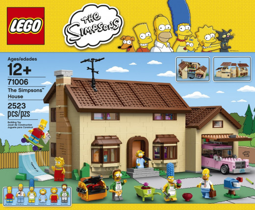 The Simpsons House, Lego set number 71006, contains a whopping 2,523 pieces. How long do you think it will take to build?