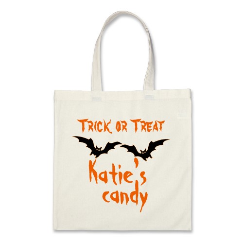 Personalized Halloween Trick or Treat Bag