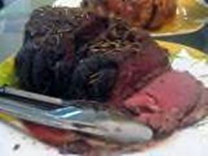 cooked roast beef