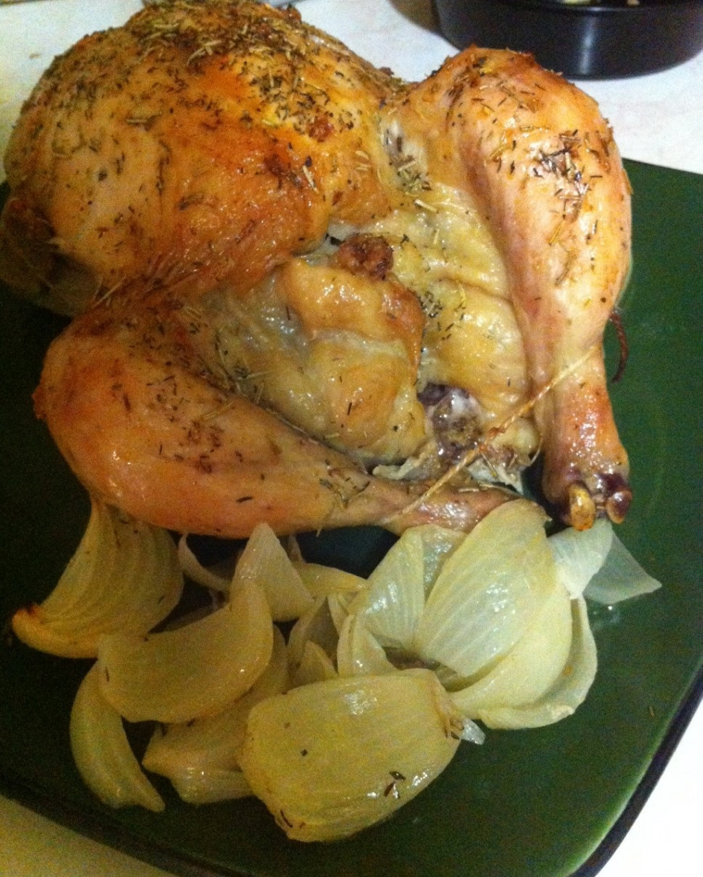 Roast Chicken with Garlic Rosemary and Thyme