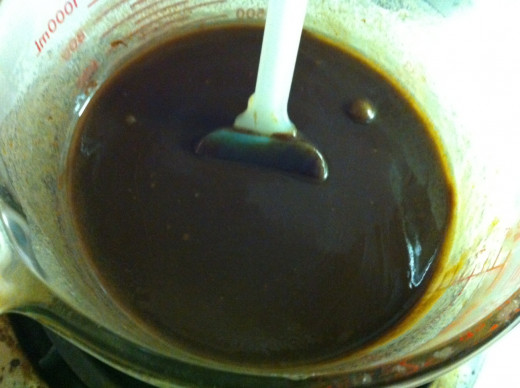 Stir until chocolate is completely melted.