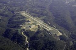 Aerial Photo of Branson Airport near Branson Missouri from about 7000 ft msl (about 5700 ft over ground)