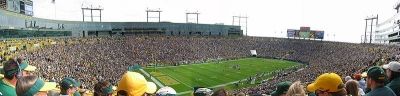 Lambeau Field, home of the Green Bay Packers