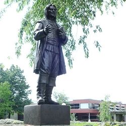 Roger William Statue at Roger Williams University