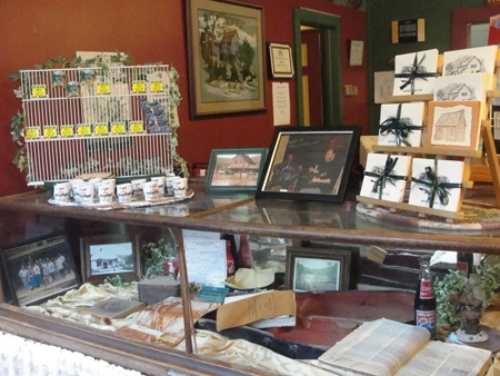 The gift shop in the mill.