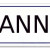 Straight name plate