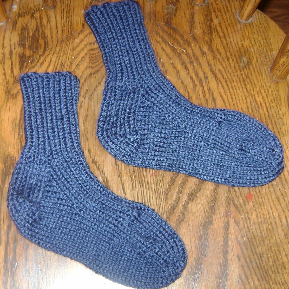 Warm worsted-weight socks