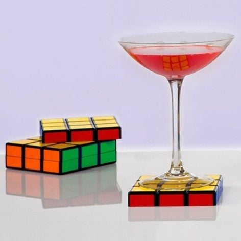 Spinning Hat Rubik's Cube Coasters