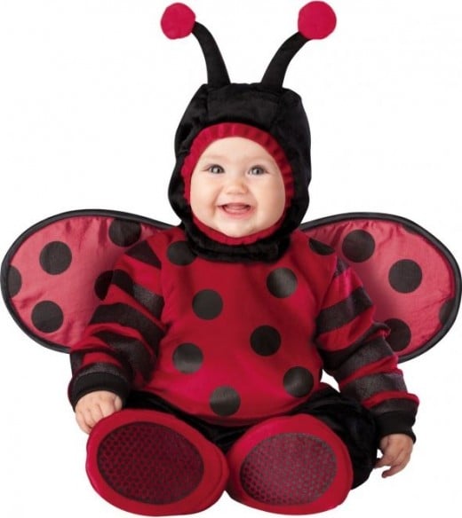 Lil Characters Unisex-baby Infant Lady Bug Costume