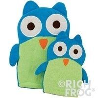 Rich Frog Mom and Mini Wash Mitts, Owls