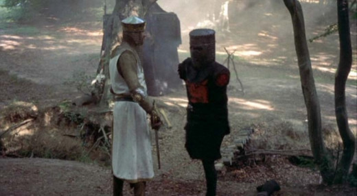 Black Knight minus a leg