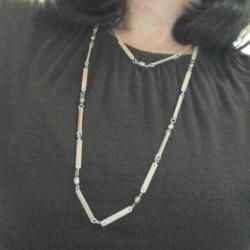 The Final Necklace - It's easy to make it as long or as short as you want!