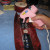 Cut two pieces of matching ribbon to the length of your laminated bookmark plus one inch. Glue down the front first to be sure you get the edges where you want them. Flip it over and glue down the back. Cut two pieces of matching ribbon to the length of your laminated bookmark plus one inch. Glue down the front first to be sure you get the edges where you want them. Flip it over and glue down the back.
