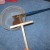 A crafting stick becomes a cross with the aid of a little hot glue, some paint and a gem stud. A crafting stick becomes a cross with the aid of a little hot glue, some paint and a gem stud.