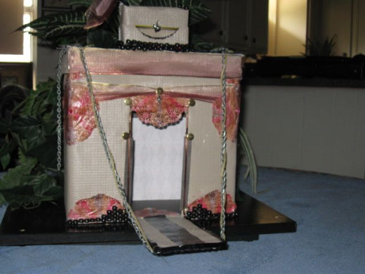 The first unveiling upon drying of the mortor, also known to us modern folk as hot glue.