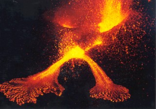Mount Etna erupts