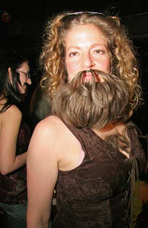 Sure, its really a woman with a beard, but I feel it illustrates the point as well as anything...