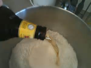 Alternately add beer and flour.