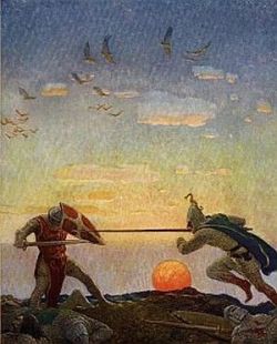 Illustration from 'The Boy's King Arthur'