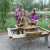Our guide explained how this Athabascan salmon wheel works. It is no longer legal to build one, but existing ones are still allowed on the waters. Our guide explained how this Athabascan salmon wheel works. It is no longer legal to build one, but existing ones are still allowed on the waters.