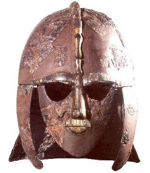 Saxon helmet form Sutton Hoo
