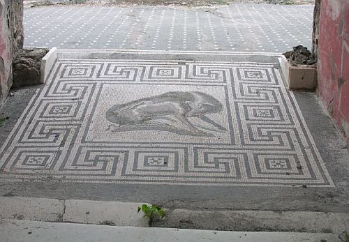 Mosaic pavement
