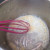 Add the cold milk, and don't forget to keep whisking! Add the cold milk, and don't forget to keep whisking!