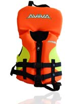 Infants' Neoprene Life Vest and Infant's Personal Flotation Device (0-30 lbs.) Head & neck rest, crotch strap, pull ring on back of vest