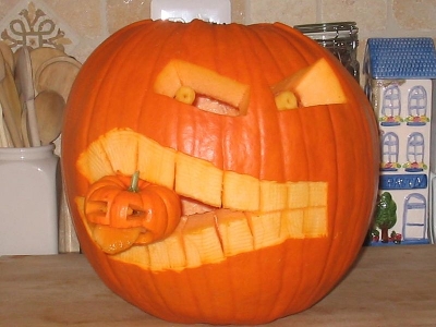 This award winning Jack O'Lantern is pretty clever, don't you think?