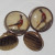 Extensible chain cufflinks with game-bird design reverse painted under glass Extensible chain cufflinks with game-bird design reverse painted under glass