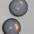 Victorian faux opal/moonstone links with crescent backs Victorian faux opal/moonstone links with crescent backs