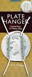 Decorative Plate Display Hanger Expandable Holds 8 to 10 Inch Plates