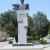 Statue of Bela Bartok in Nagyszentmiklos for remembrance.